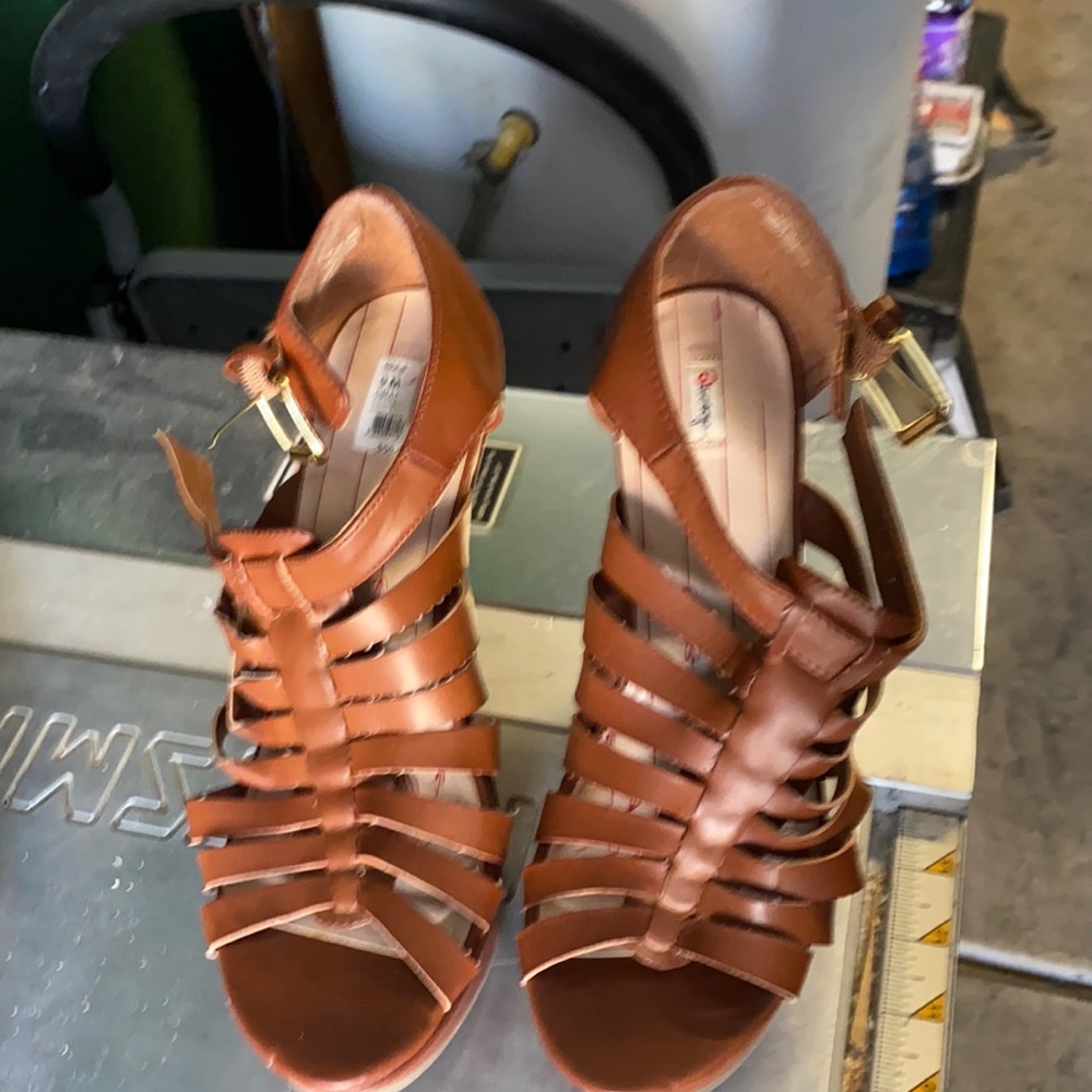 Brown shoes